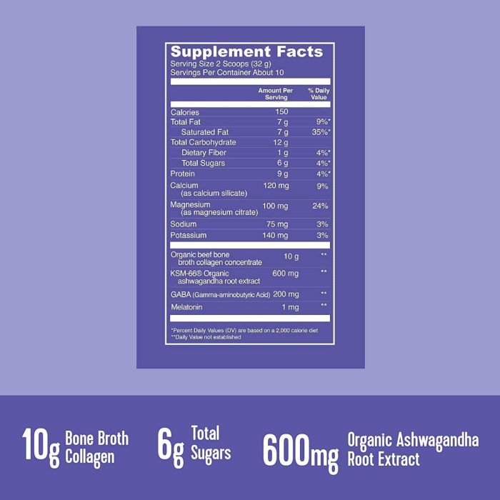 Vital Proteins Blueberry Moon Milk Collagen Latte Supplement 11.5 Oz