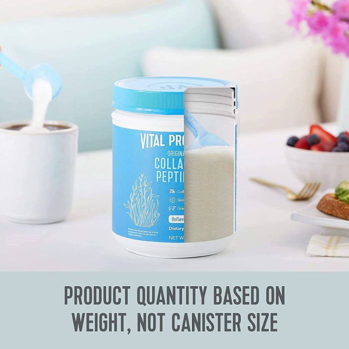 Vital Proteins Collagen Peptides Unflavored Health Support Powder