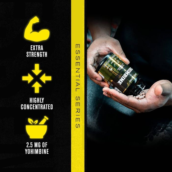 Premium Yohimbe Extract Extra Strength Supplement Veggie 270 Capsule