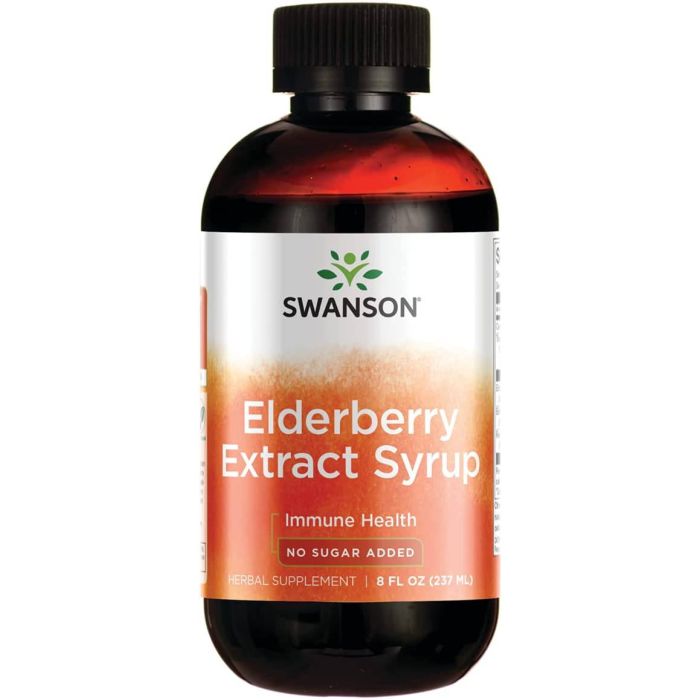 Daily liquid elderberry for kids and adults – Swanson no sugar added