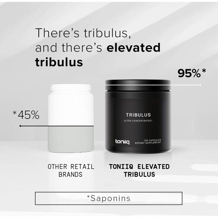 Toniiq Ultra Concentrated Tribulus – supports stamina and testosterone levels, 120 capsules.