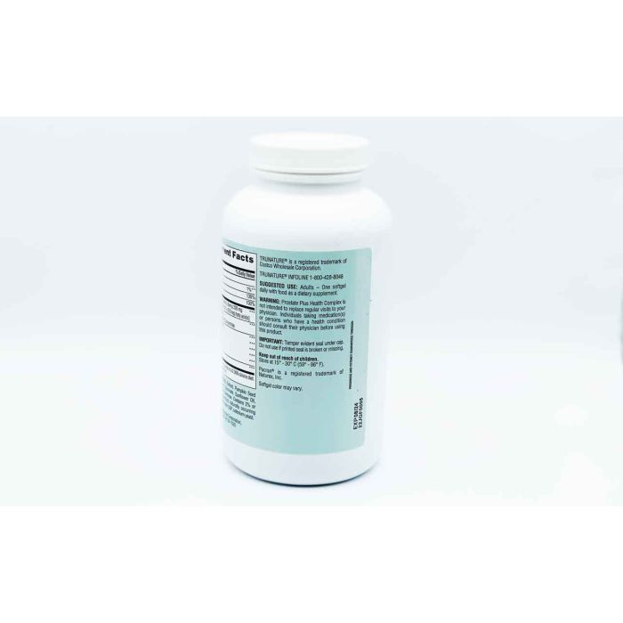 Softgels spilling from TruNature Prostate Plus bottle