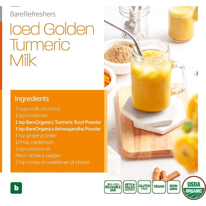 "Curcumin-rich turmeric root powder – raw and plant-based anti-inflammatory"