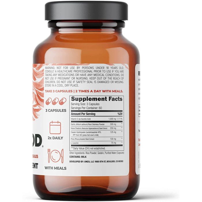 UMZU Redwood Blood Flow Supplement – enhance muscle pumps and endurance with L-Citrulline and Beetroot Extract.