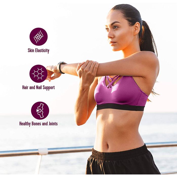 Vital Proteins Collagen Peptides powder container – dark chocolate blackberry flavor, 10.8 oz