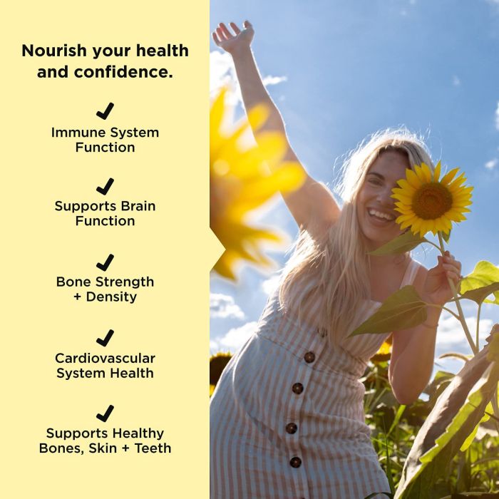 JSHealth Vitamin D Formula Bone Heart Health Support 60 Soft Caps