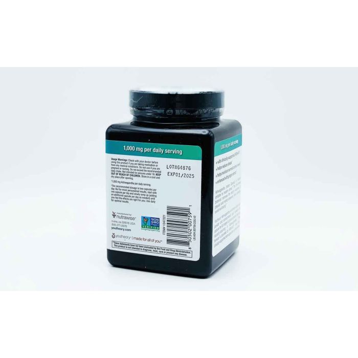 Organic KSM‑66 Ashwagandha capsules with ginger extract