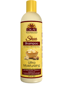 OKAY Pure Naturals Ultra Moisturizing Shea Shampoo 12oz / 355ml - supplementcorner