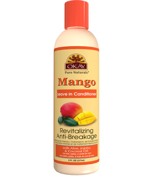 OKAY Pure Naturals Mango Leave In Conditioner 8oz / 237ml - supplementcorner