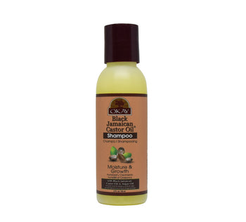 OKAY Black Jamaican Castor Oil Moisture Growth Shampoo 2oz/59ml - supplementcorner