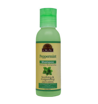 OKAY Peppermint Soothing & Invigorating Shampoo 2oz / 59ml - supplementcorner