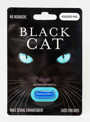 Black Cat 49000mg Male Enhancement Blue Pill - supplementcorner.com