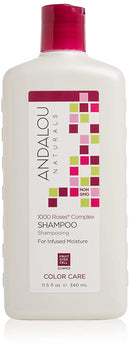 Andalou Naturals 1000 Roses Color Care Shampoo 11.5 Oz Cruelty Free - supplementcorner