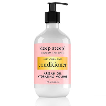 Premium Argan Oil Hydrating Volume Conditioner 17 Oz Deep Steep - supplementcorner