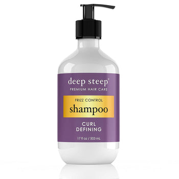 Deep Steep Curl Defining Shampoo 17 Oz Frizz Control Vegan - supplementcorner