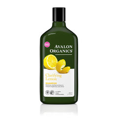 Shampoo Clarifying Lemon 11 Oz Plant Based Avalon Organics - supplementcorner