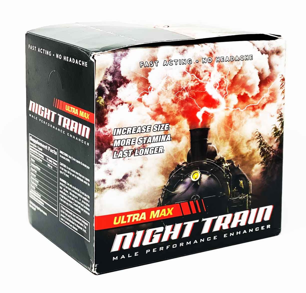 Red Pill Night Train Ultra Max 1600mg Male Enhancement - supplementcorner.com