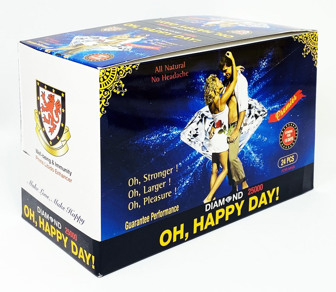 Oh Happy Day Diamond 25000 Male Enhancement Pill - supplementcorner.com