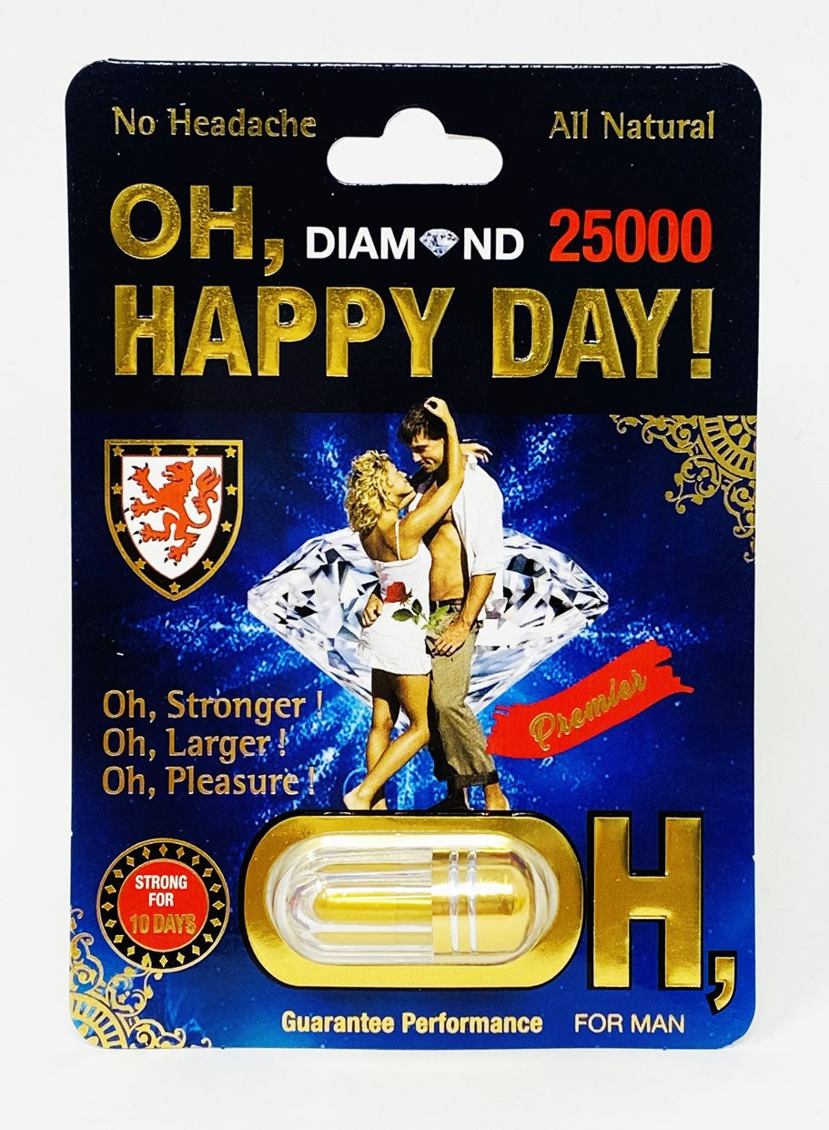 Oh Happy Day Diamond 25000 Male Enhancement Pill - supplementcorner.com