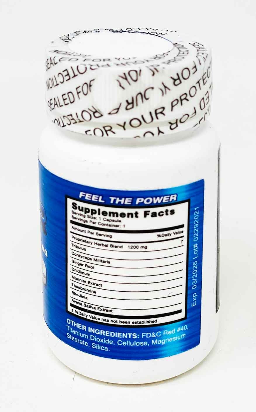 Power 6000mg Maximum Male Enhancement 6 Pills Bottle - supplementcorner.com