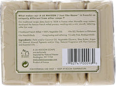 A La Maison Rosemary Mint Natural Moisturizing Bar Soap 4 Ct 3.5 Oz - supplementcorner