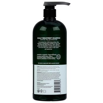 Scalp Treatment Tea Tree Shampoo Avalon Organics Plant Based - supplementcorner