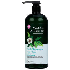 Scalp Treatment Tea Tree Shampoo Avalon Organics Plant Based - supplementcorner