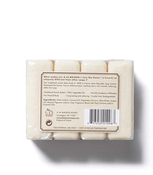 A La Maison Sweet Almond Natural Moisturizing Bar Soap 4 Ct 3.5 Oz - supplementcorner