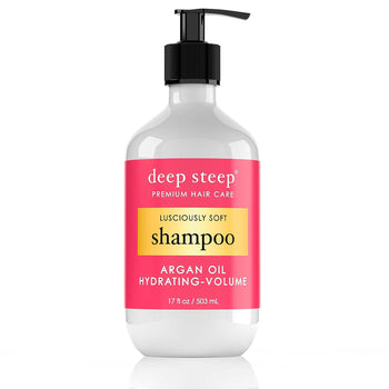 Premium Argan Oil Hydrating Volume Shampoo 17 Oz Deep Steep - supplementcorner