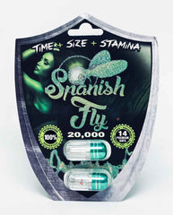 Spanish Fly 20000 Male Enhancement Pills Double Silver - supplementcorner.com