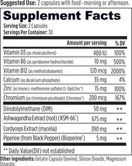 Weider Prime Testosterone Supplement for Men 120 Capsules - supplementcorner.com