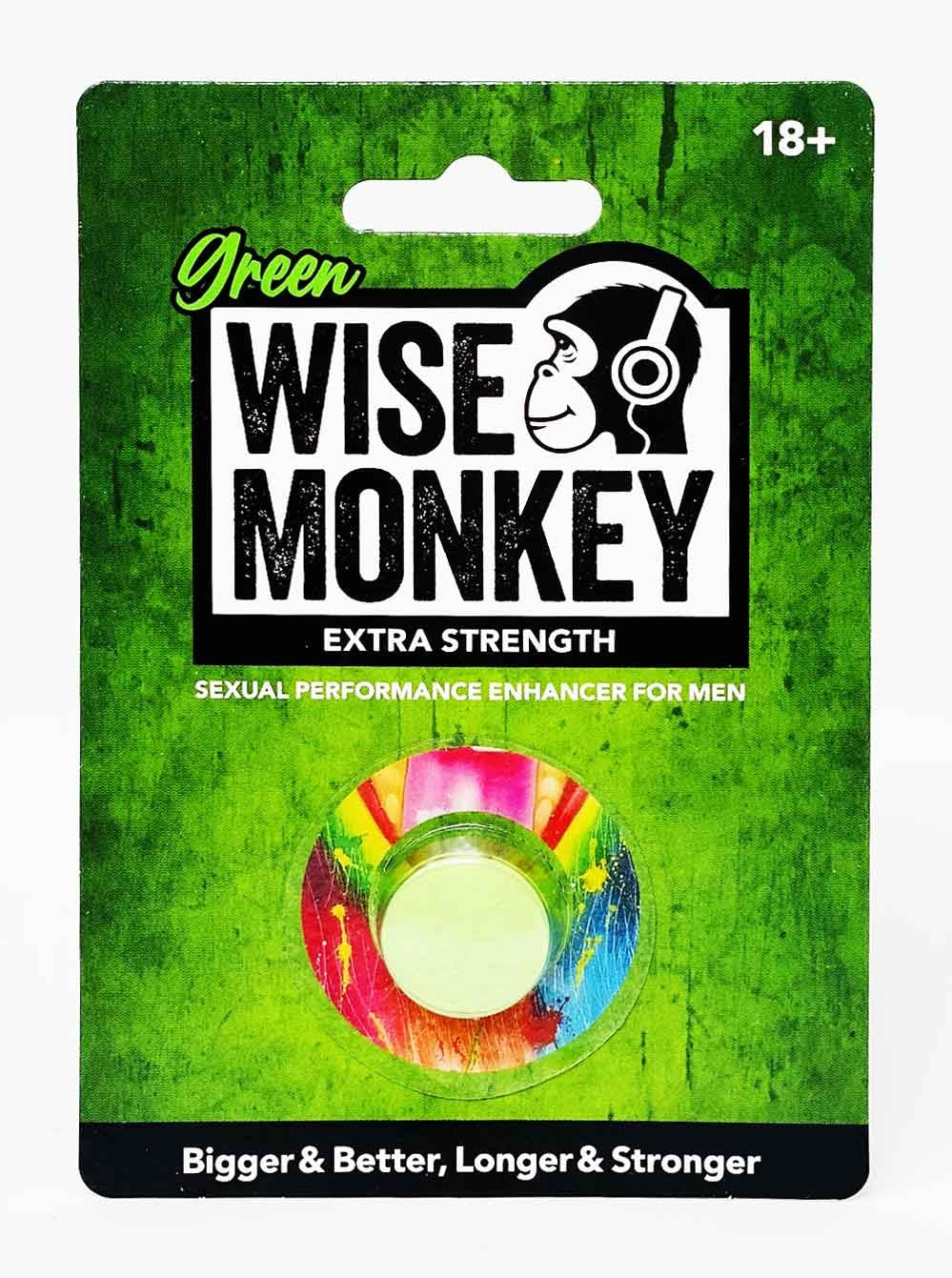 Wise Monkey Green Extra Strength Male Enhancement Pill - supplementcorner.com