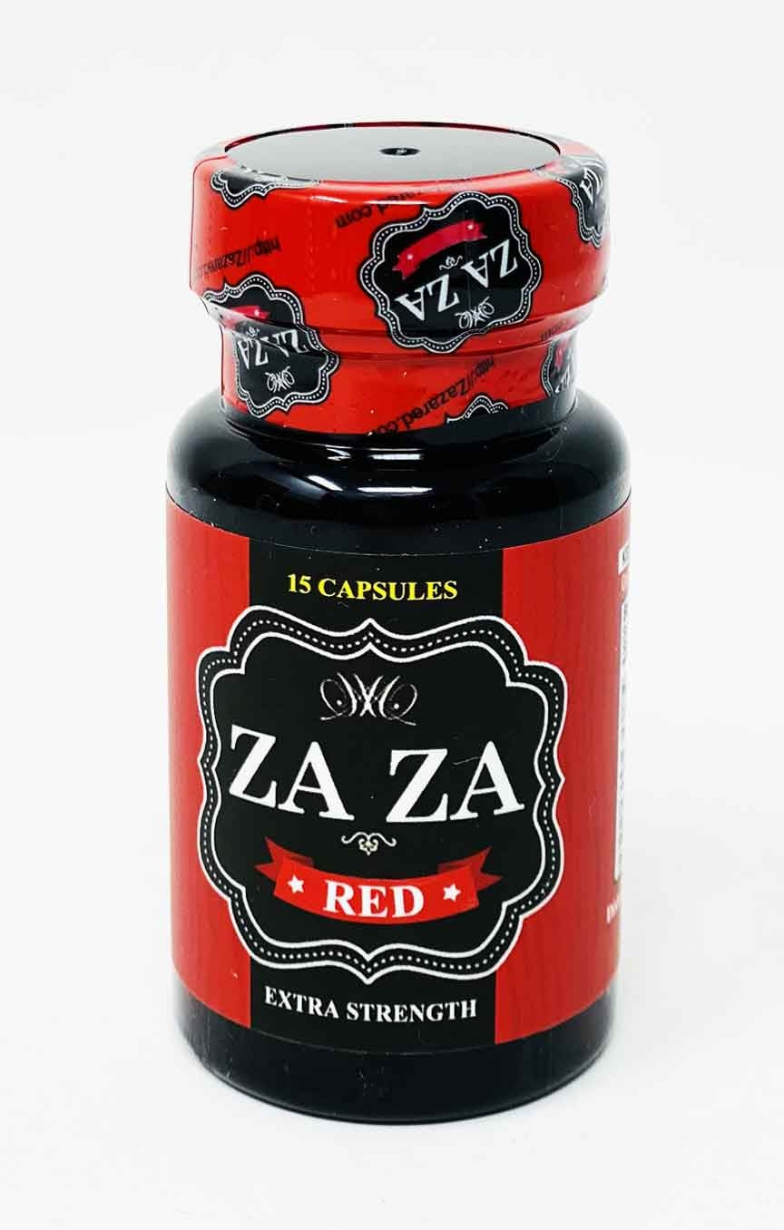 Za Za Red Extra Strength 700mg Energy 15 Pills Bottle - supplementcorner.com